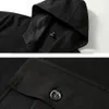 남자 재킷 스프링 가을 자켓 남자 양모 코트 플러스 크기 10xl 11xl 윈드 브레이크 재킷 남성 블랙 코트 큰 크기 11xl 231011