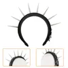 Bandane Punk Spike Fascia per capelli Festa per capelli Festival Accessorio per costume Rivetto Design Abbigliamento Steampunk