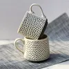 Koffie Potten Drinkware Mok Keramiek Aardewerk Geschenken Cups Fashion Dot Japanse Stijl Originaliteit Cafe Cup 1PCS Tazas