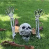 Other Event Party Supplies 2023 Halloween Outdoor Decoration Halloween Party Props Skeleton Hand Bone Terror Decoration Family Party Secret Room Props T231012