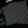 Women's Two Piece Pants 3 Set Women Stripe Knitted Crop Tops Long Sleeve Solid Color Cardigan Harem Outfits Casual Loose Tracksuits