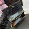 Designer Donna Kate 99 Borsa a tracolla con nappa in pelle scamosciata Francia Parigi Marchio di lusso Y Pelle nabuk YSSL Borsa a tracolla Lady Borsa a tracolla con tracolla a catena con patta