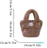 Sac à bandoulière couleur unie imprimé, sac à dos d'école pour enfants, jouets cadeaux pour enfants