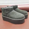 2024 Classic Ultra Mini Platform Boot Tasman Tazz Designer Matte Fur Snow Boots Pantofole Camoscio Lana Comfort Stivaletti invernali alla caviglia per le donne Australia