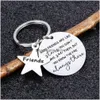 Best Friends Sister Gifts From Friendship Keychain For Teenage Girls Women Cousin Step Key Ring Presents Dhgarden Otiel