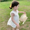 Girl Dresses Korean Dress Princess Baby Clothes For Party And Wedding Short V-neck Backless Slim Sweet