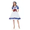 Cosplay Anime Blue Sea Women Sailor Cosplay Costume Halloween Carnival Party Navigation Royal Navy Deguisement Fancy Dresscosplay