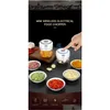 Autre cuisine barre à manger portable sans fil broyeur d'ail électrique mini robot culinaire 100 ml / 250 ml hachoir multifonction viande chili Dhek1