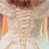 Belts 3Pcs/Set Satin Corset Kits Zipper Replacement Wedding Gown Back Lace Webbing DIY Craft Wedding Dress Accessories Lace Up 231012