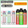 850mah vape bateria vaporizador 18ml capacidade grande nuvem vaping caneta caixa mod 10 sabores malha bobina vapor starter kit com controle de fluxo de ar vape mod transporte rápido