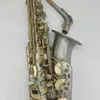 New style model alto saxophone instrument White Brass process double-rib reinforcement drop E-tune abalone button saxophone woodwind Instruments