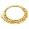Miami Cuban Link Chain 14K Gold Plated 4mm 24 Necklace265b