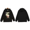 Designer Mens Rhude Sweat à capuche Lettre Imprimer Manches longues Chaud Y2K Luxe Graphique Sweats à capuche Pull Hip Hop Sweatshirts US TAILLE p75f #