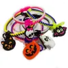 Festa Favor 3 Pcs Fantasma Halloween Charme Pulseira Tratar Criança Presente Carnaval Brindes Abóbora Evento Crianças Brinquedo