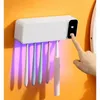 Toothbrush Sanitizer Rechargeable Toothbrush Steriliser Rack Wall-Mounted Intelligent Multifunctional UV Toothbrush Sanitizer Holder Esterilizador 231012