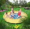 Tapis de jeu gonflable pour enfants, 100/170 CM, tapis de pulvérisation d'eau gonflable pour plage d'été, jeu de plein air, tapis de piscine, jouets pour enfants