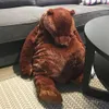 Pluszowe lalki 40 cm 100 cm Symulacja Djungelskog Brown Bear Giant Teddy Toy Pchasze Zwierzęta Miękka poduszka dziewczyna dla dzieci Prezent urodzinowy 231012