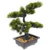 Kwiaty dekoracyjne Faux Rośliny Inside Fake Bonsai Tree Ornament Śliczne sztuczne realistyczne mini