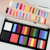 Body Paint Face Paint Kit för barn Vuxna Rainbow Palettes Face målning Kit Festival Party Halloween Makeup Body Paint Set With Brush 231012