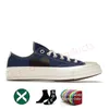 High Top Vintage Commes des Garcons x 1970-tal canvas casual skor kvinnor mens alla stjärnklassiker 70 chucks taylors låga flerhjärtade platt tränare sport sneakers storlek 45