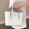 Nova geleira branca presbiopia mollie sacola de compras com zíper interlayer commuter bolsa portátil para mulher