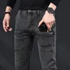 Jeans pour hommes Slim Stretch Skinny Multi poche créateur de mode Denim pantalon homme marque vêtements pantalon Streetwear 231012