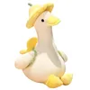 Poupées en peluche Kawaii 30cm poupée de canard fleur jouet peluche cadeau peluche Simulation drôle 231012