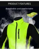 Fahrradjacken WOSAWE Winter-Herren-Radjacke, wasserdicht, winddicht, Thermo-Fleece, Fahrradtrikot, MTB, Rennrad, Snowboard-Jacke, Mantel 231012