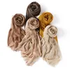 Foulards grande taille plaine frange 100 coton viscose hijab écharpe de haute qualité enveloppements et châles pashmina musulman bandeau islamique turban 231012