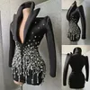 Wunderschöner Perlen-Blazer für Damen, Jacken, Luxus-Diamanten, Perlenstickerei, Damen-Kurzmäntel, Abschlussball-Abend-Oberbekleidung, einteilig