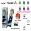 Authentische China -Einkaufsverteiler Preis billig imini led Licht blinkend elektronischer Rauch Vape Best 7000 8000 9000 Puff 7k 9k mit Logo individuell