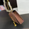 Designer Donna Kate 99 Borsa a tracolla con nappa in pelle scamosciata Francia Parigi Marchio di lusso Y Pelle nabuk YSSL Borsa a tracolla Lady Borsa a tracolla con tracolla a catena con patta