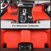 Golvmattor mattor Kahool Anpassade bilgolvmattor för Mitsubishi Outlander Auto Accessories Foot Carpet Q231012