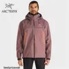 Kurtki Man Designer Arcterys z kapturem bluza Arc'terys Beta AR Waterproof Męska koszula koszulka/czerwony M HB10