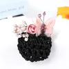 New Flower Butterfly Hairgrip Hairpin Crochet Bun Net Snood Bow Hair Clip Bow Hair Net Hair Bun Office Lady Bow Tie Barrette