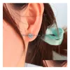 Stud 6Mm Cz Zircon Stud Earrings Engagement/Wedding Jewelry For Women Top Quality Jewelry Earrings Dhg0X