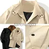 Trenchs homme Long Trench Coat hommes classique britannique coupe-vent automne décontracté Stand Long Trench manteau hommes gris Beige noir Long manteau hommes J231012