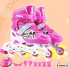 Inline Roller Skates Childrens Flash Skateboard Adjustable Mens and Womens 231011