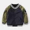 Jacken Jungen Jacke Frühling Herbst Baby Jacke Kinder Sport Kinder Baseball Jacke Kleinkind Kleidung 231012