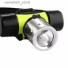 Lampy głowicy panyue 1000 lumen nurkowe światło Wodoodporna głowica LED Light Lightlight Nurkowanie reflektorów LED z paskiem głowy Q231013