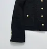 Giacche da donna Giacca da donna cappotto corto nero moda primavera 2023