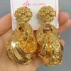 Stud Fashion Classic Drop Women Trendy Gold Plated Earrings Brass Girls Chunky Small Golden Hoop 231012