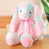 Poupées en peluche 30 42 60 cm mignon lapin jouet en peluche doux animal coloré lapin poupée bébé enfants jouets cadeau d'anniversaire cadeau de noël pour fille 231012