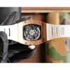 Automatic Watch with Logo Original Box designer diamond watch bust down auto rm010 wrist watches high qualtiy mechanical movement uhr iced dial reloj YIMBR