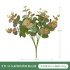 Kwiaty dekoracyjne sztuczne eukaliptus pozostawia zieleń pieniądze do domu do domu dekoracja wazonu ogrodowego świąteczny impreza ślubna