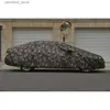 Bâches pour voiture Oxford tissu hiver complet bâches de voiture en plein air imperméable soleil pluie neige Protection UV voiture parapluie Camouflage universel SUV berline Q231012