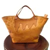 Evening Bags Vintage Handheld Genuine Leather Womens Bag Vegetable Tanned Shoulder Cross Fashion Leisure Dumplings Cabbage Basket