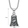 Collane con ciondolo Megin D Acciaio inossidabile Titanio Eagle Motor Rider Piccola campana Collare Hip Hop Catene Collana per uomo Donna Gioielli regalo