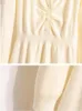 Повседневные платья, зимний теплый вязаный свитер, офисные женские элегантные однотонные мягкие трикотажные изделия с длинными рукавами и высокой талией, 4XL, Vestidos 2023