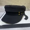 Designer Winter Frauen Berets Weibliche Retro Kappen für Frauen Hüte Bonnets Hüte für Frauen Achteckige Hut